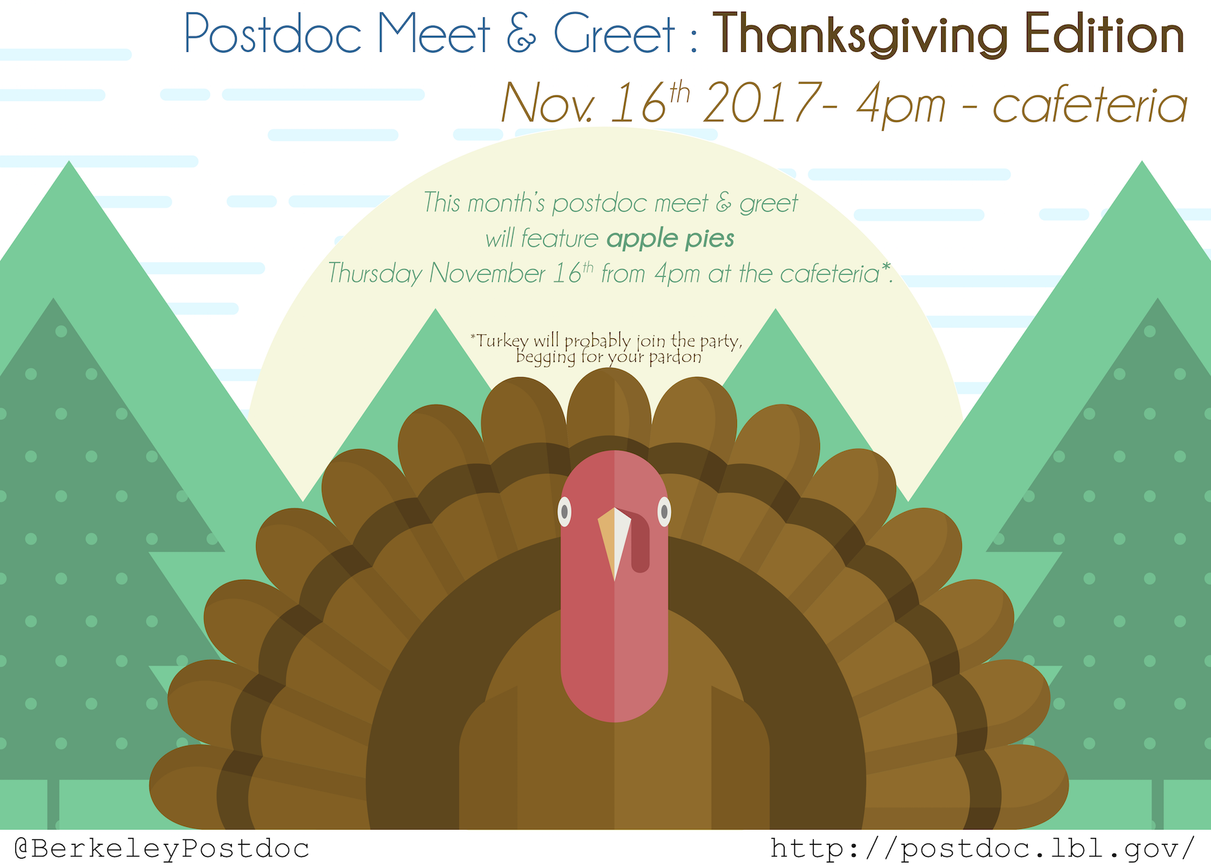 Postdoc meet & greet – Thanksgiving 2017